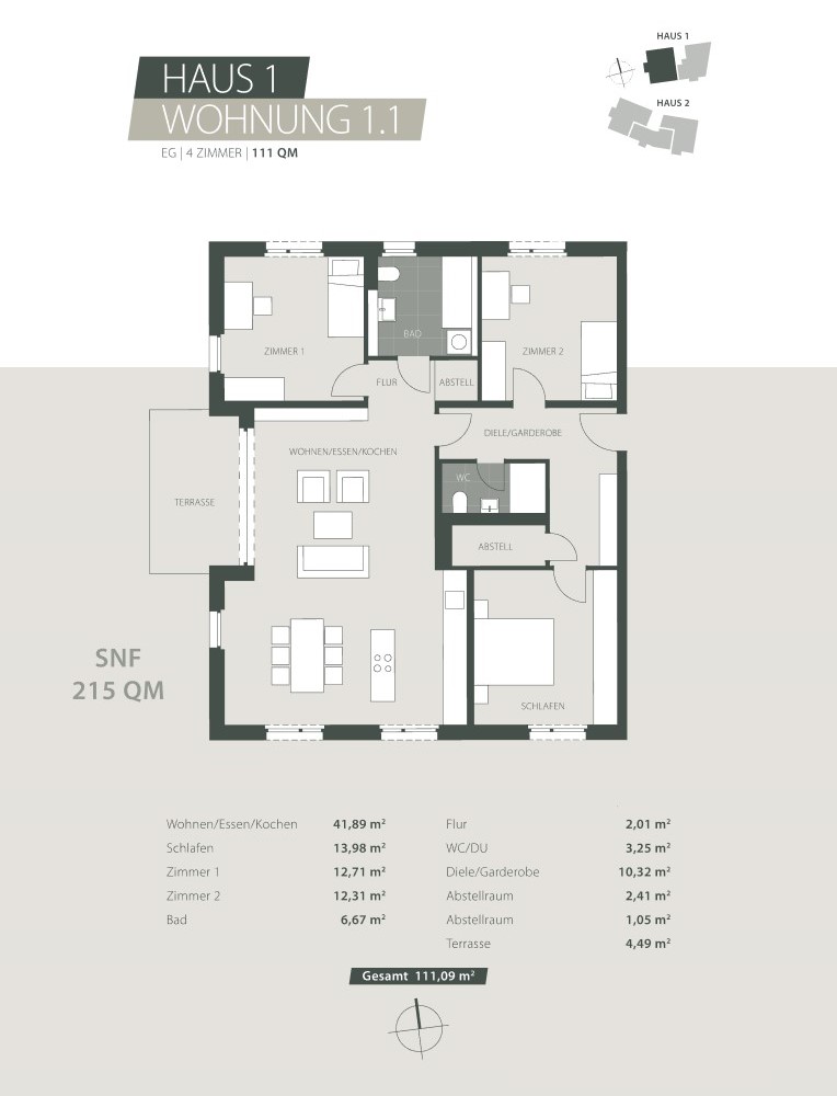 Haus 1 Wohnung 1